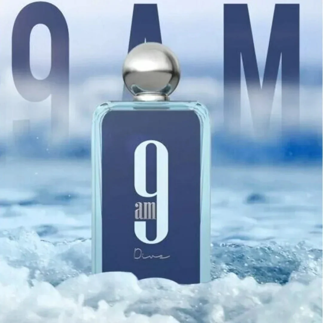 AFNAN – 9AM Dive une élégance aquatique rafraîchissanter Eau de Parfum Unisexe – 100ml - Image 3