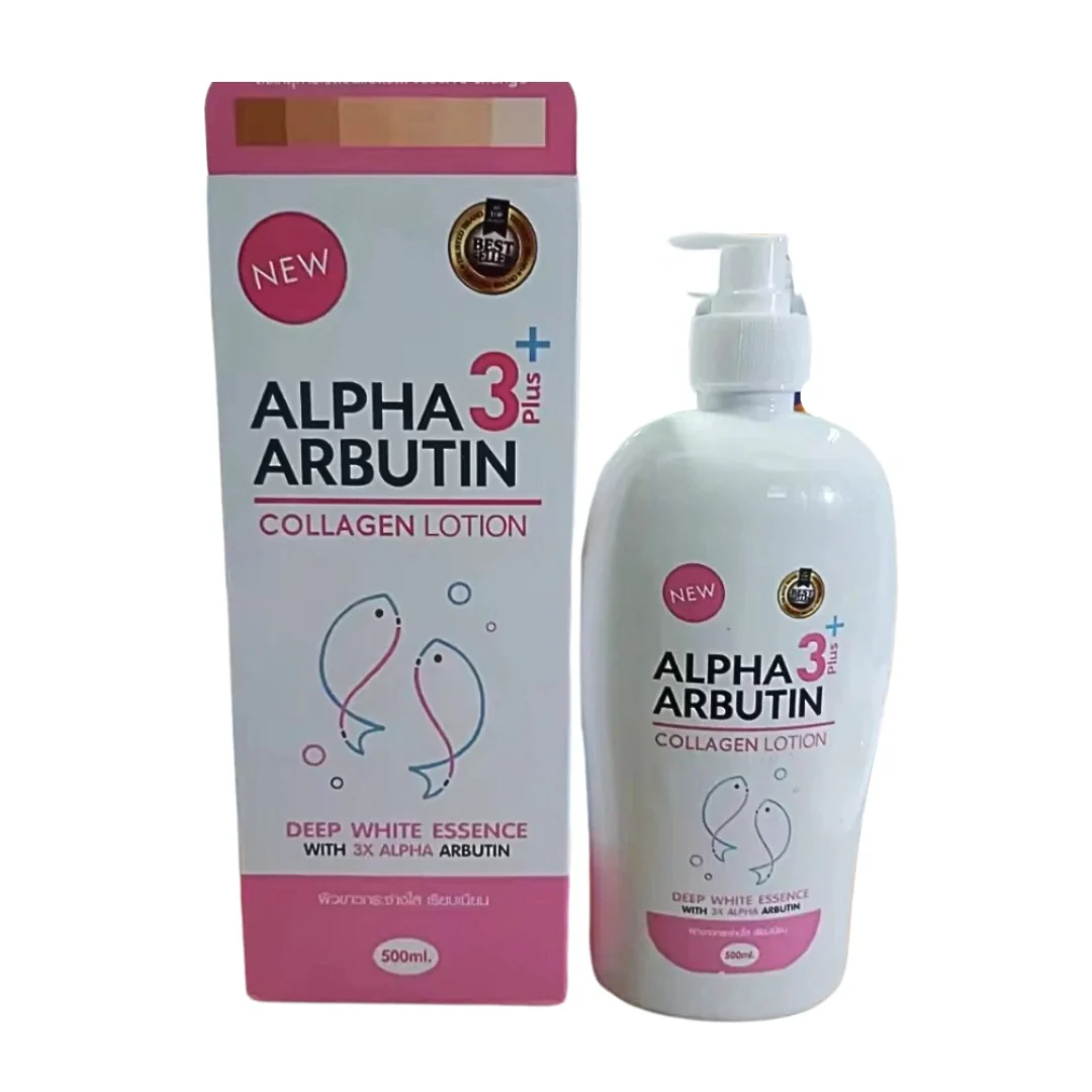 Alpha Arbutin Collagen 3 Plus - COLLAGEN BODY LOTION - 500ml - Image 4