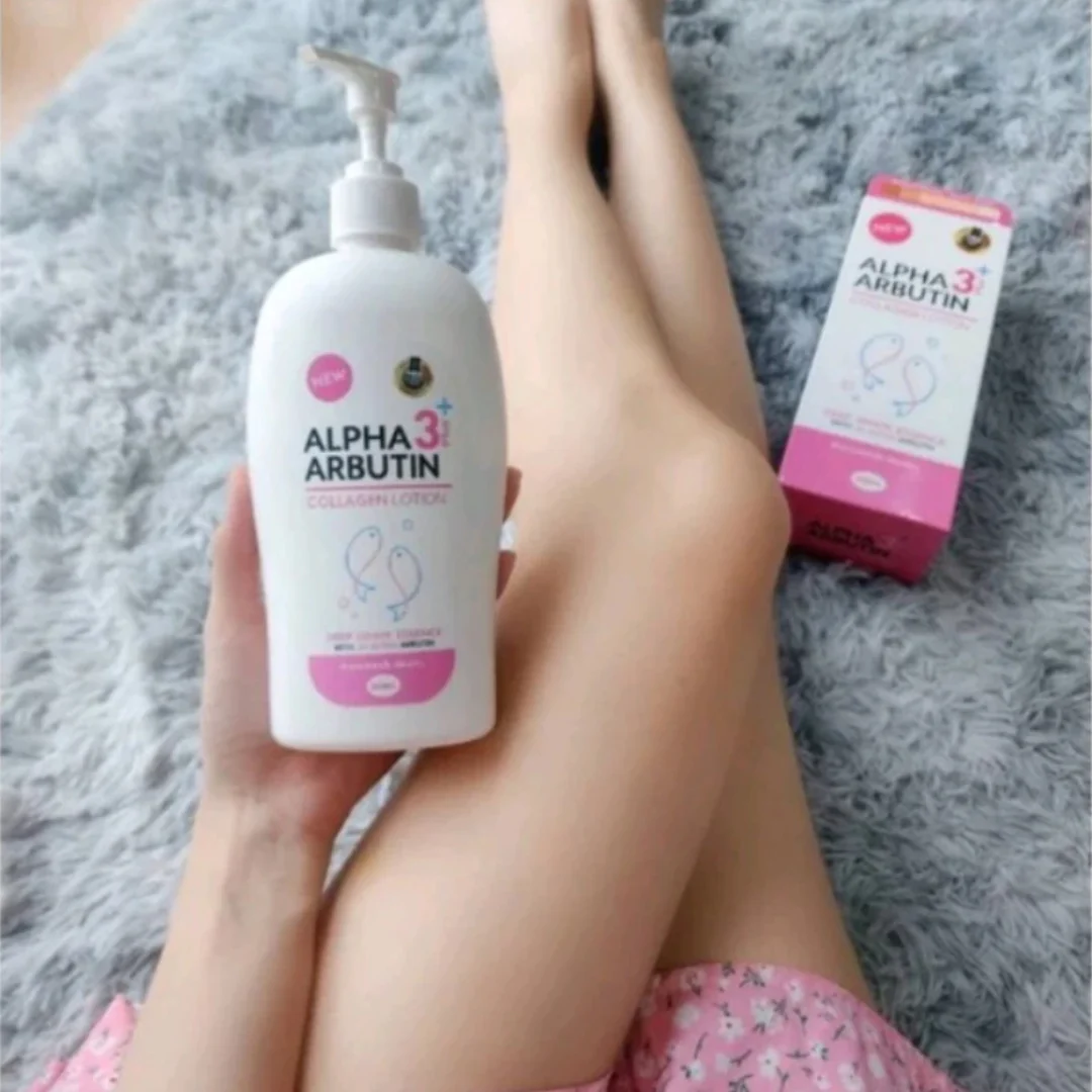 Alpha Arbutin Collagen 3 Plus - COLLAGEN BODY LOTION - 500ml - Image 7