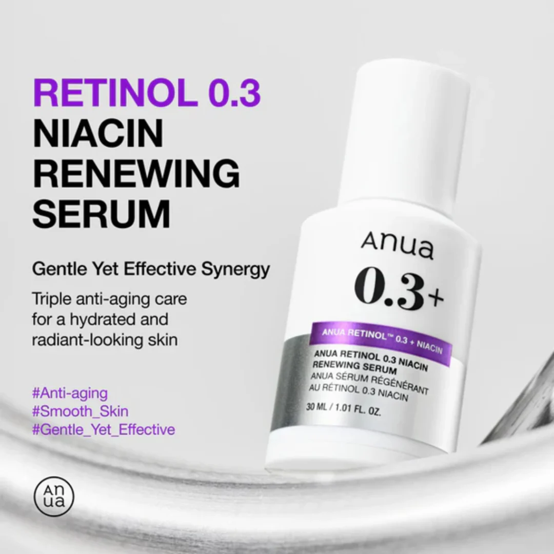 ANUA - Retinol 0.3 + Niacin Renewing Serum - 30ml - Image 7