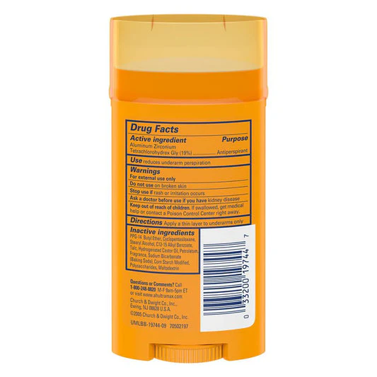 ARM & HAMMER - ULTRAMAX Solid Antiperspirant Déodorant Active Sport 73g - Image 2