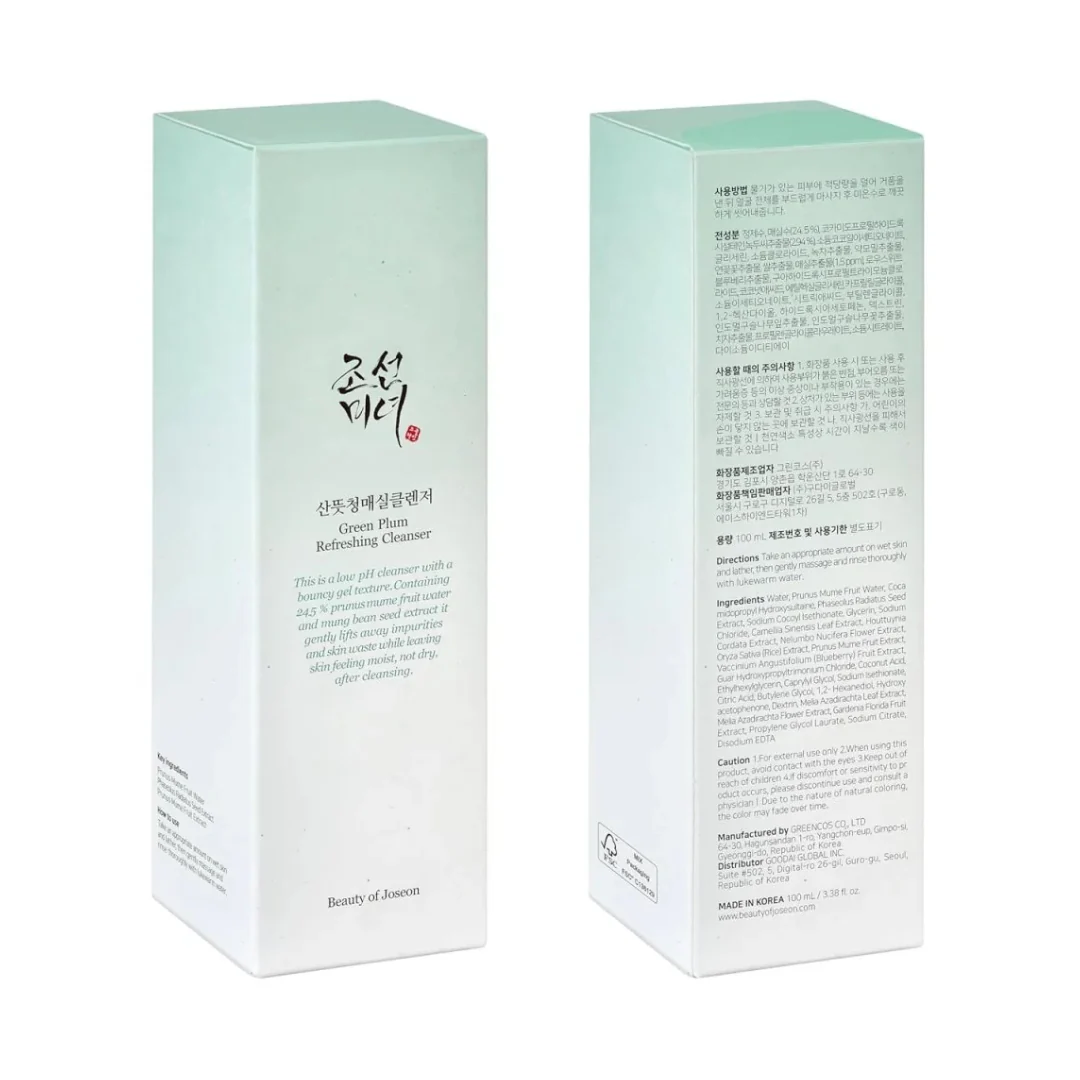 BEAUTY OF JOSEON - GREEN PLUM REFRESHING CLEANSER - 100 ml - Image 4