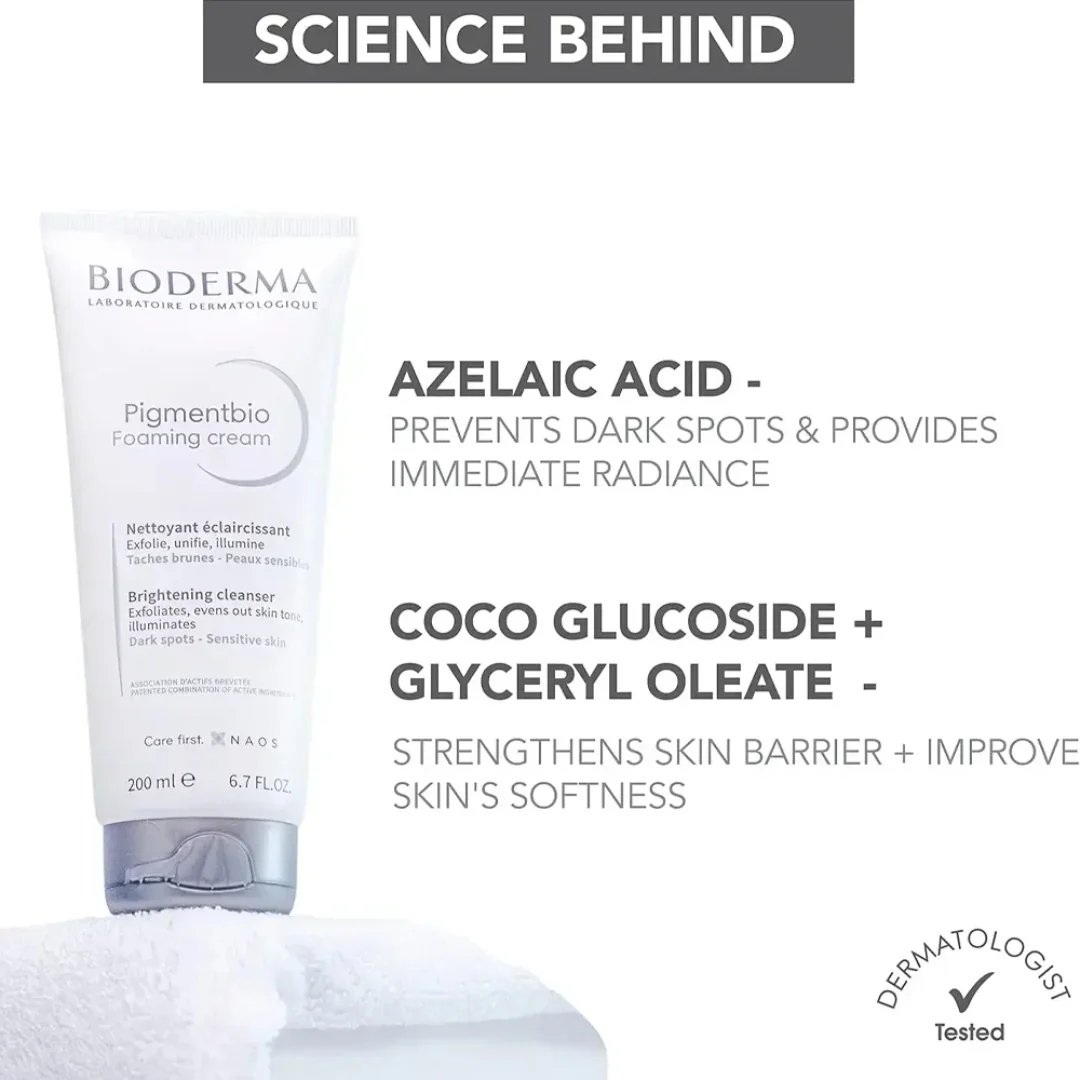 BIODERMA - Pigmentbio Foaming Cream – Nettoyant Éclaircissant Contenance - 200 ml - Image 3