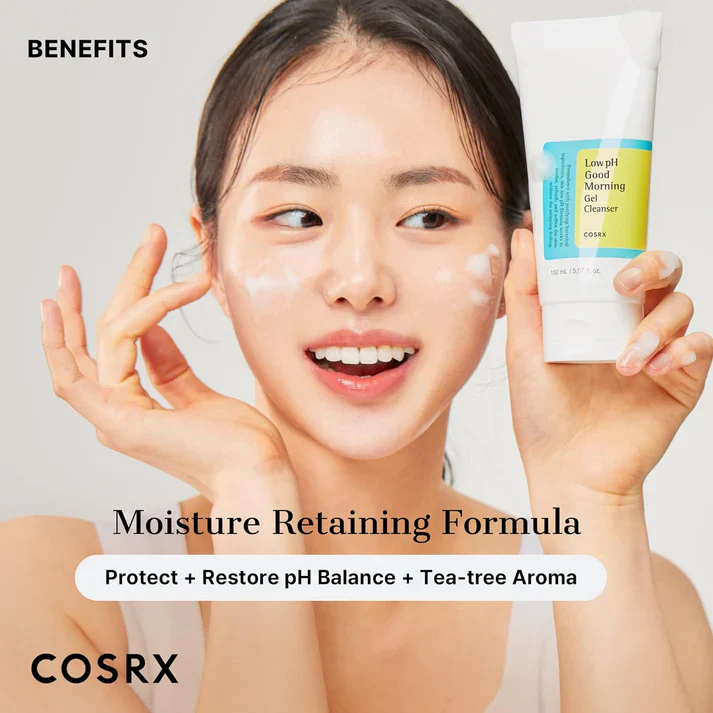 COSRX - Low pH Good Morning Gel Cleanser - Gentle Daily Cleanser for Sensitive Skin - 150ml - Image 5