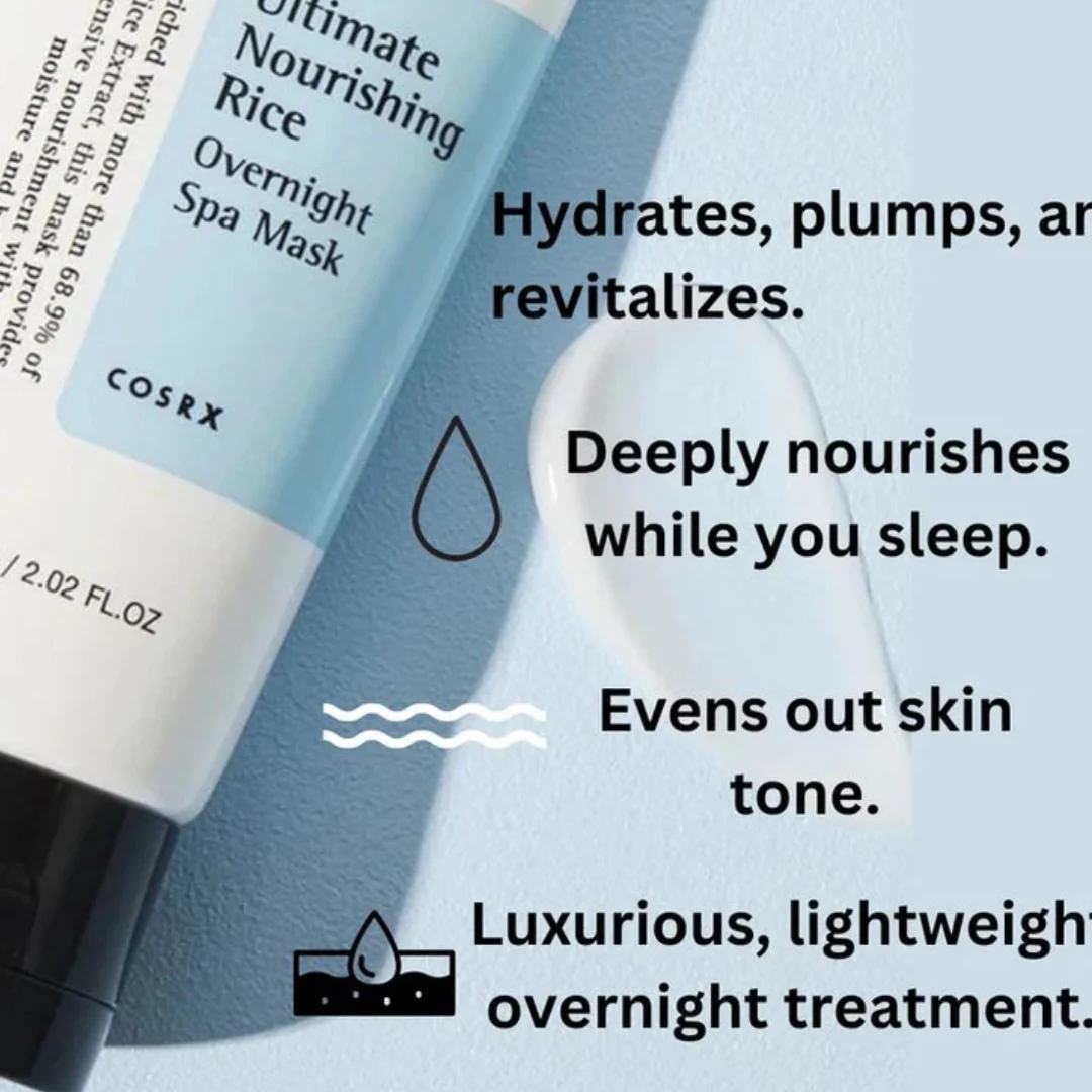 COSRX - Ultimate Nourishing Rice Overnight Spa Mask - 60ml - Image 8