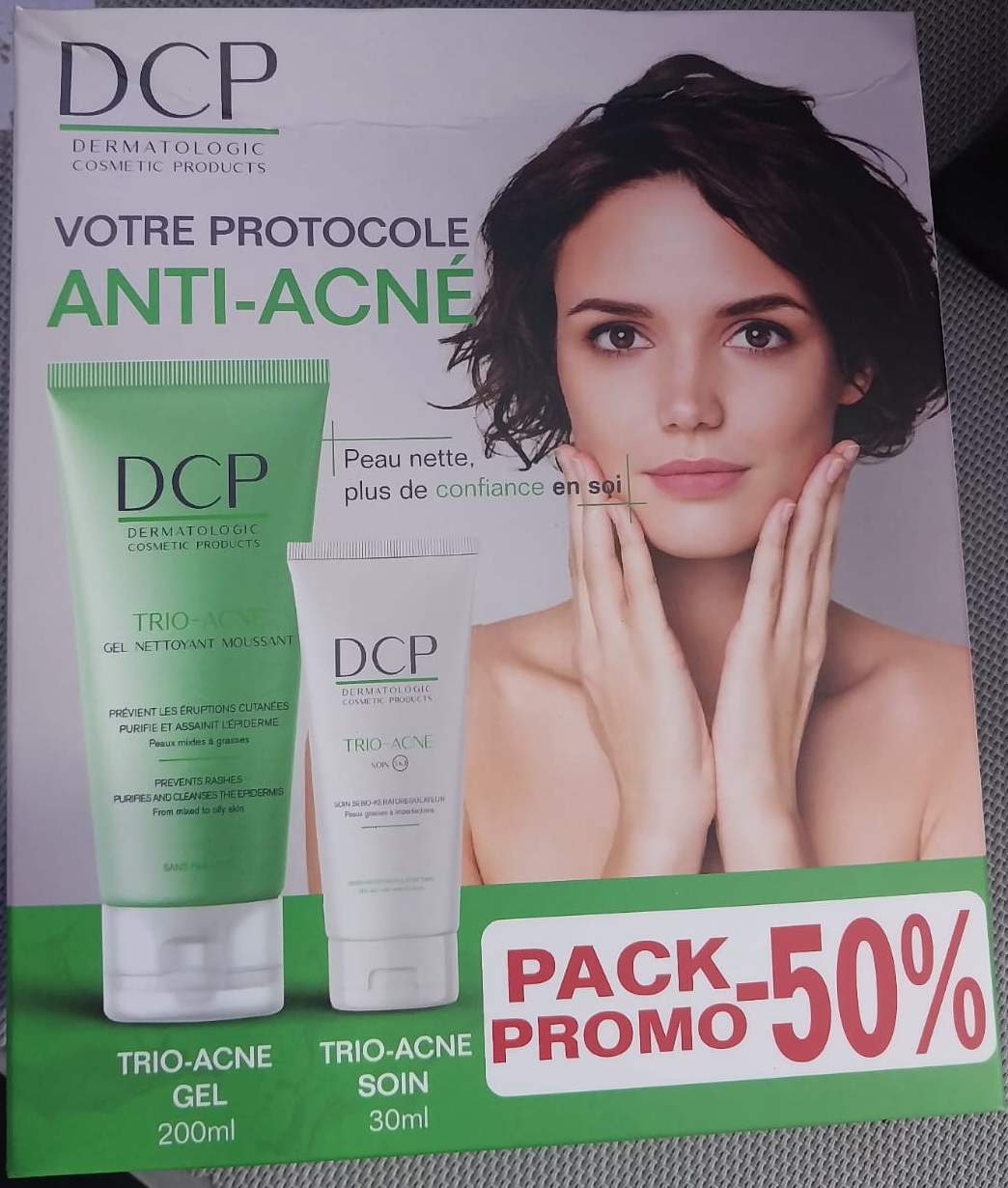 DCP PACK ACNÉ: DCP TRIO-ACNE 200ml – DCP Trio-Acné Soin S.K.I 30ml - Image 2