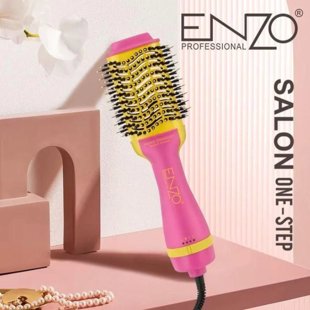 Enzo Brosse coiffante avec puissance "1000 watts" pour tous types de cheveux, modèle EC-4132 - Image 5