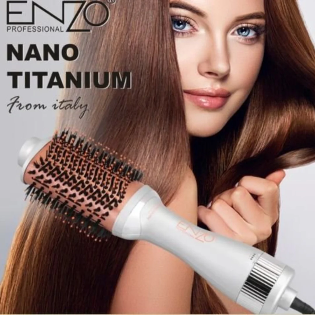 Brosse Chauffante One Step ENZO Nano Titanium 1500W EN-4139 - Image 8