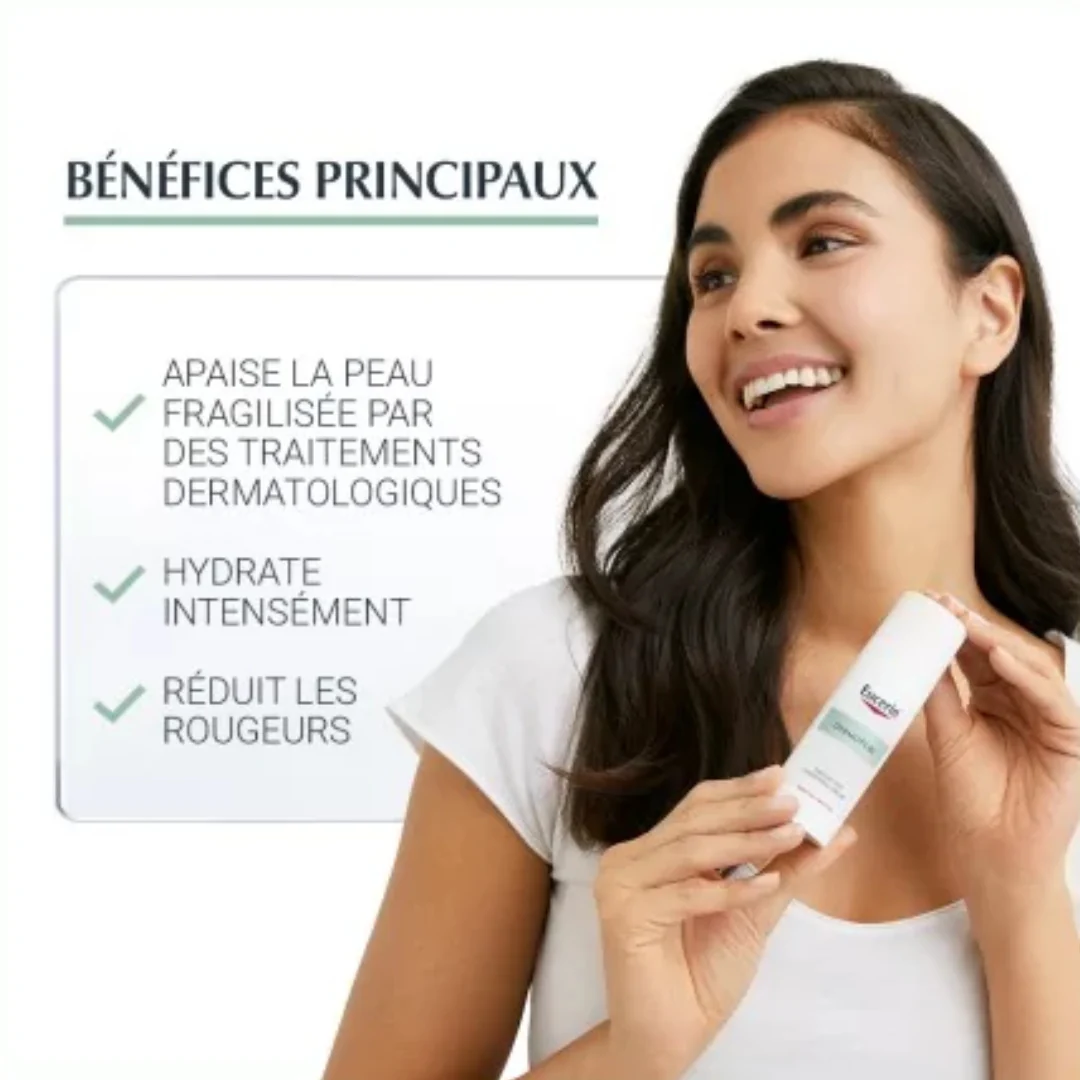 Eucerin Hydra Crème Compensatrice Apaisante DermoPure - 50 ml - Image 3
