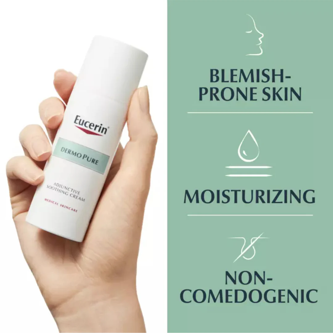 Eucerin Hydra Crème Compensatrice Apaisante DermoPure - 50 ml - Image 4