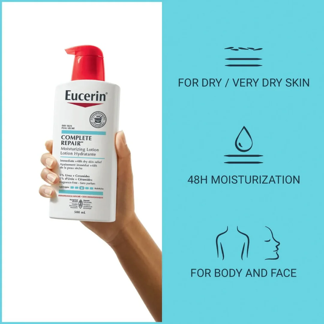 Eucerin Intensive Repair Body Lotion - 500ml - Image 3