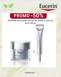 Eucerin Pack Promo Hyaluron Filler soin de nuit + soin contour des yeux - Image 2