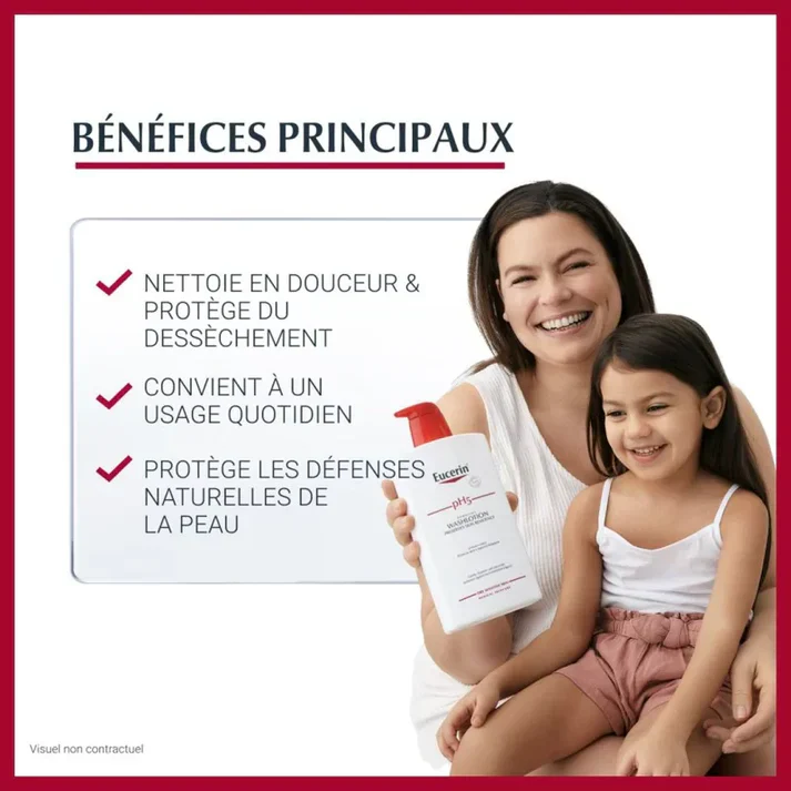 EUCERIN PH5 PROTECTION GEL LAVANT VISAGE ET CORPS - 400ml - Image 4