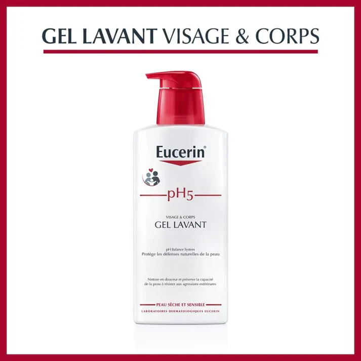EUCERIN PH5 PROTECTION GEL LAVANT VISAGE ET CORPS - 400ml - Image 6