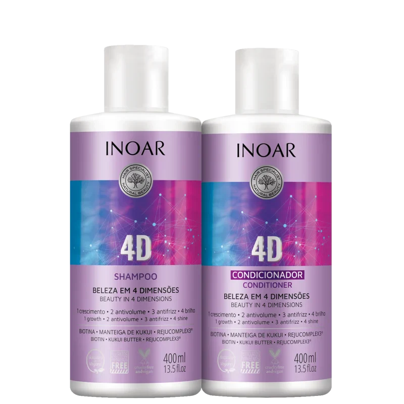 INOAR 4D KIT 3 PRODUITS - Image 2