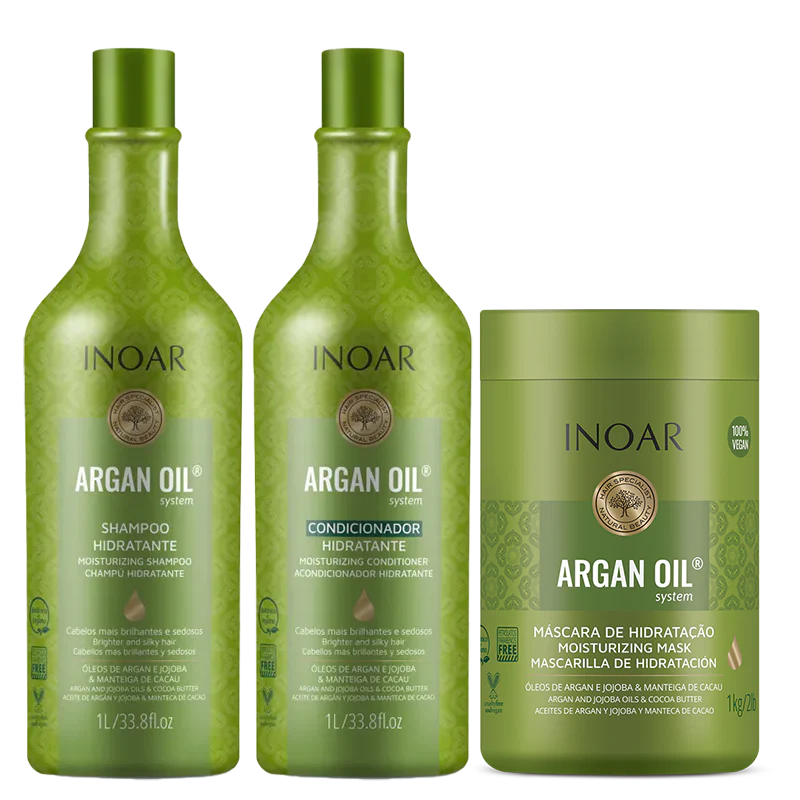 INOAR ARGAN OIL KIT 3 PRODUITS
