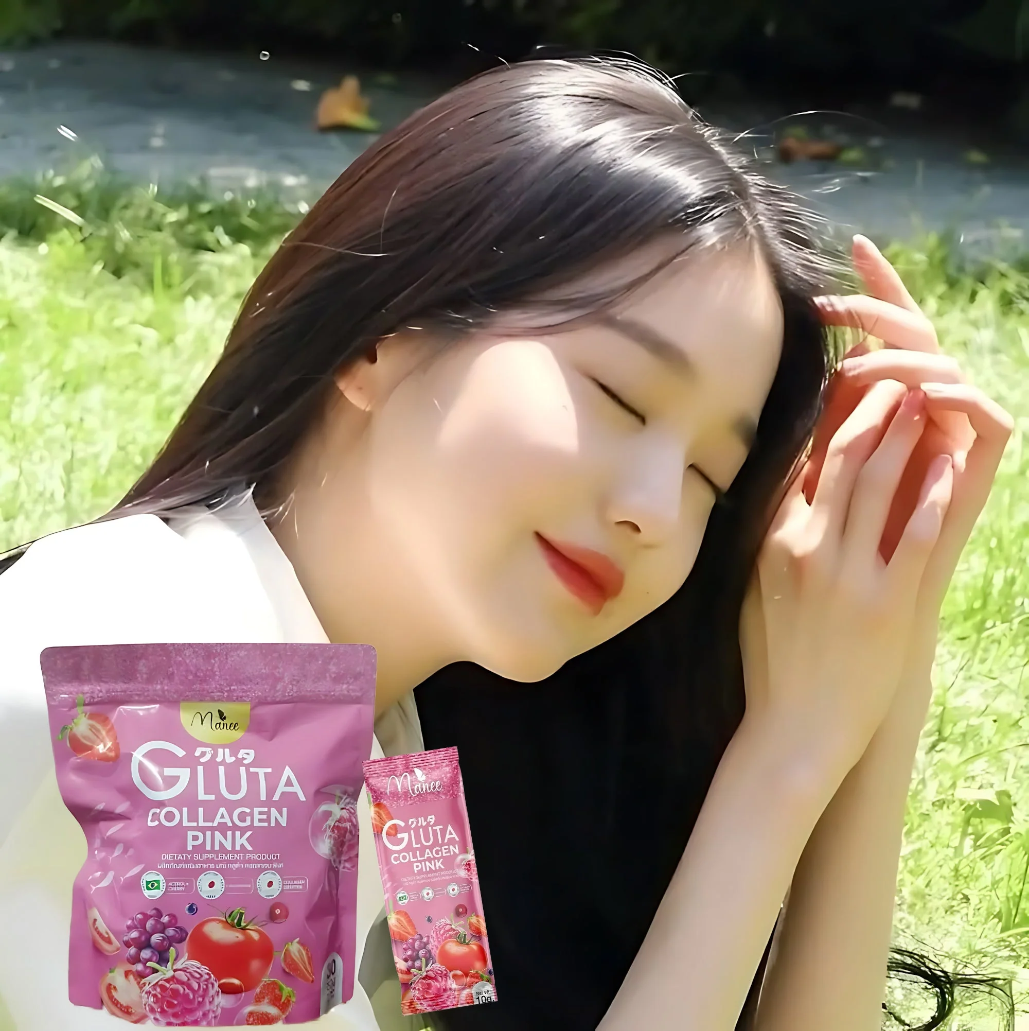 Manee Gluta Collagen Pink – 30 Capsules | Supplément Alimentaire Beauté & Éclat de la Peau - Image 8