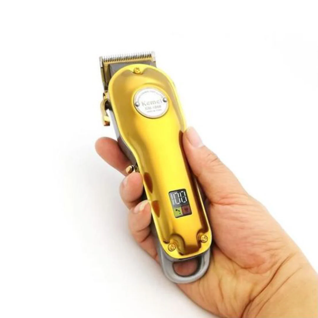Kemei KM-1986 Tondeuse à cheveux professionnelle sans fil rechargeable silencieuse - Image 6