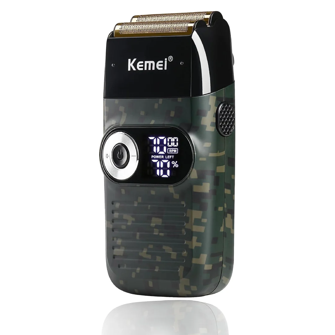 Kemei KM-2027 - Tondeuse Rasoir électrique rechargeable des hommes, Coupe-barbe - Image 3