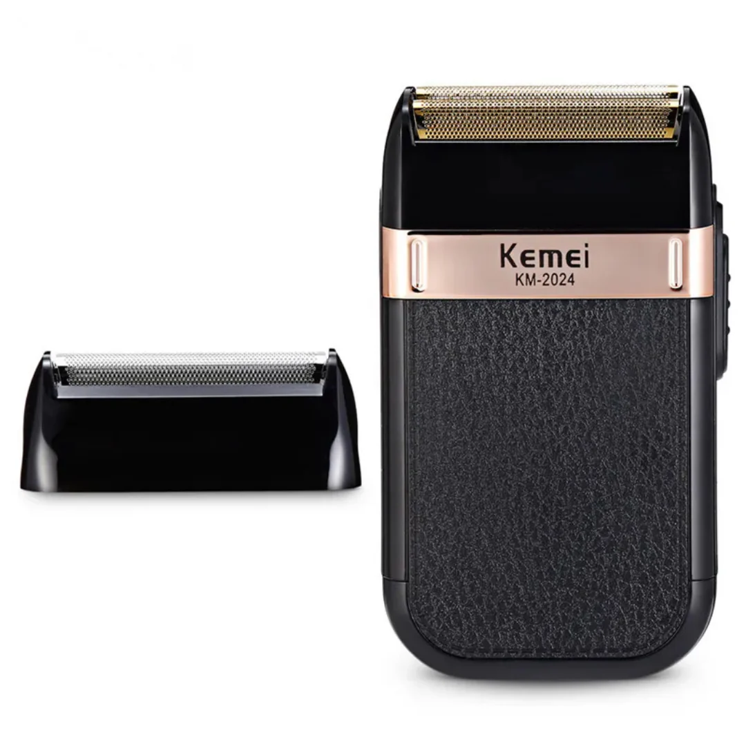 Kemei KM-2024 Rasoir électrique professionnel USB Rechargeable hommes rasoir électrique étanche - Image 2
