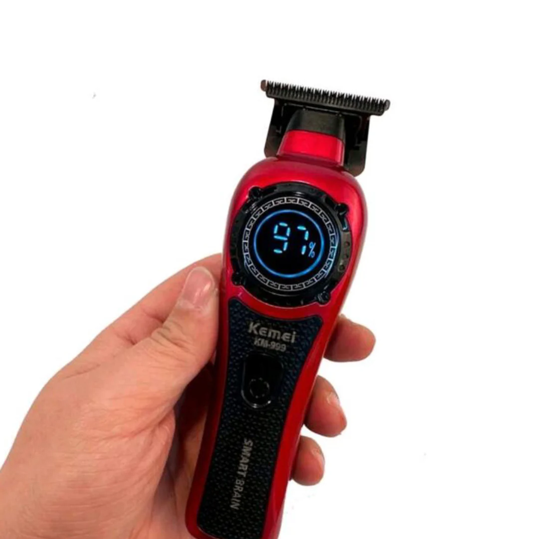 Kemei KM-999 Tondeuse Pro LED USB 7000RPM 1500mAh - Image 2