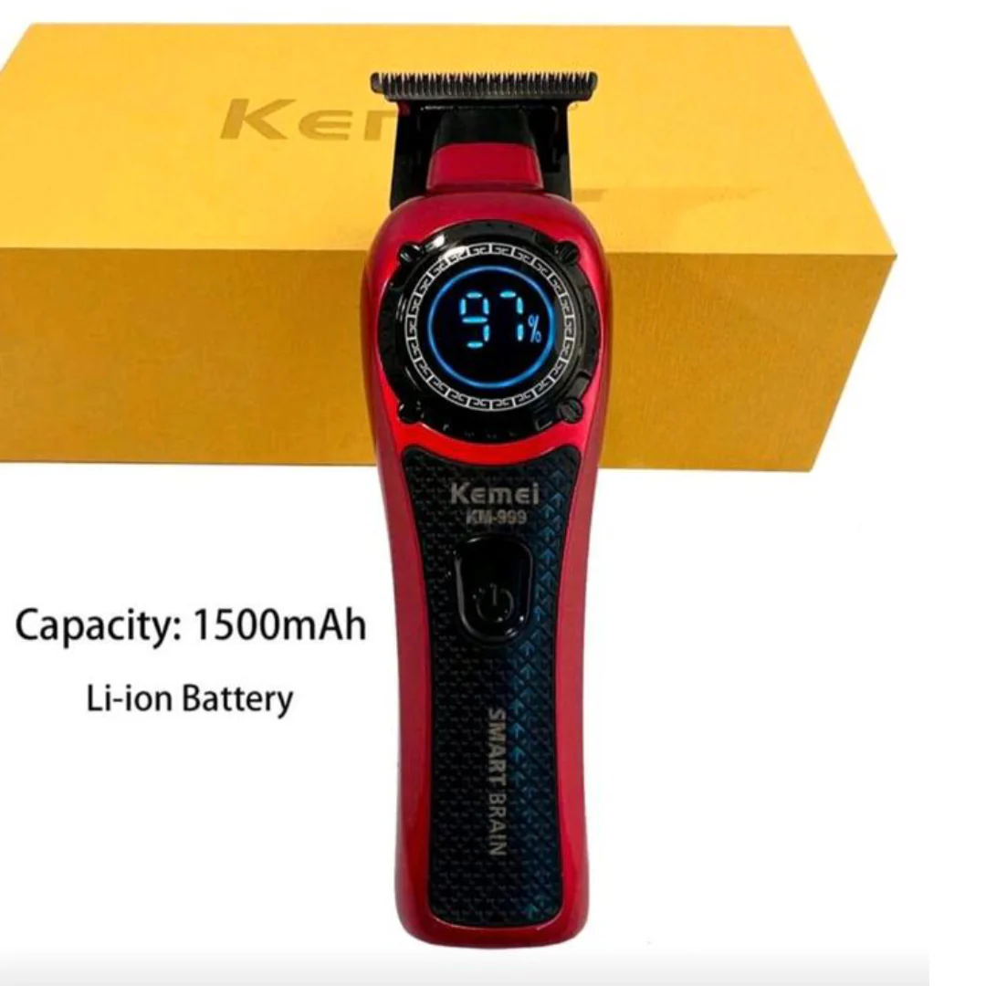Kemei KM-999 Tondeuse Pro LED USB 7000RPM 1500mAh - Image 6