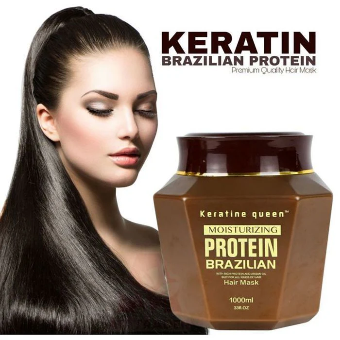 Keratine Queen Moisturizing Protein Brazilian Mask 800ml - Image 2