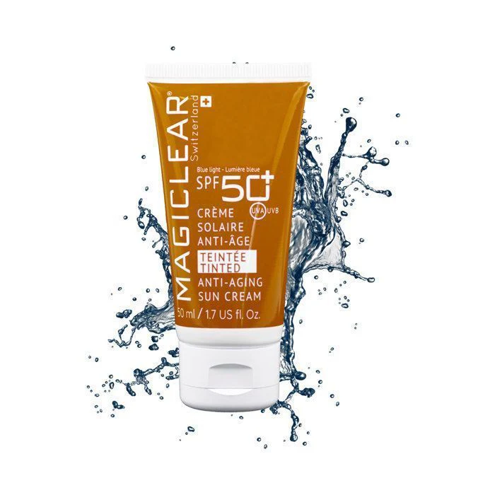 MAGICLEAR crème solaire anti-âge teintée spf50+ | 50ml - Image 3