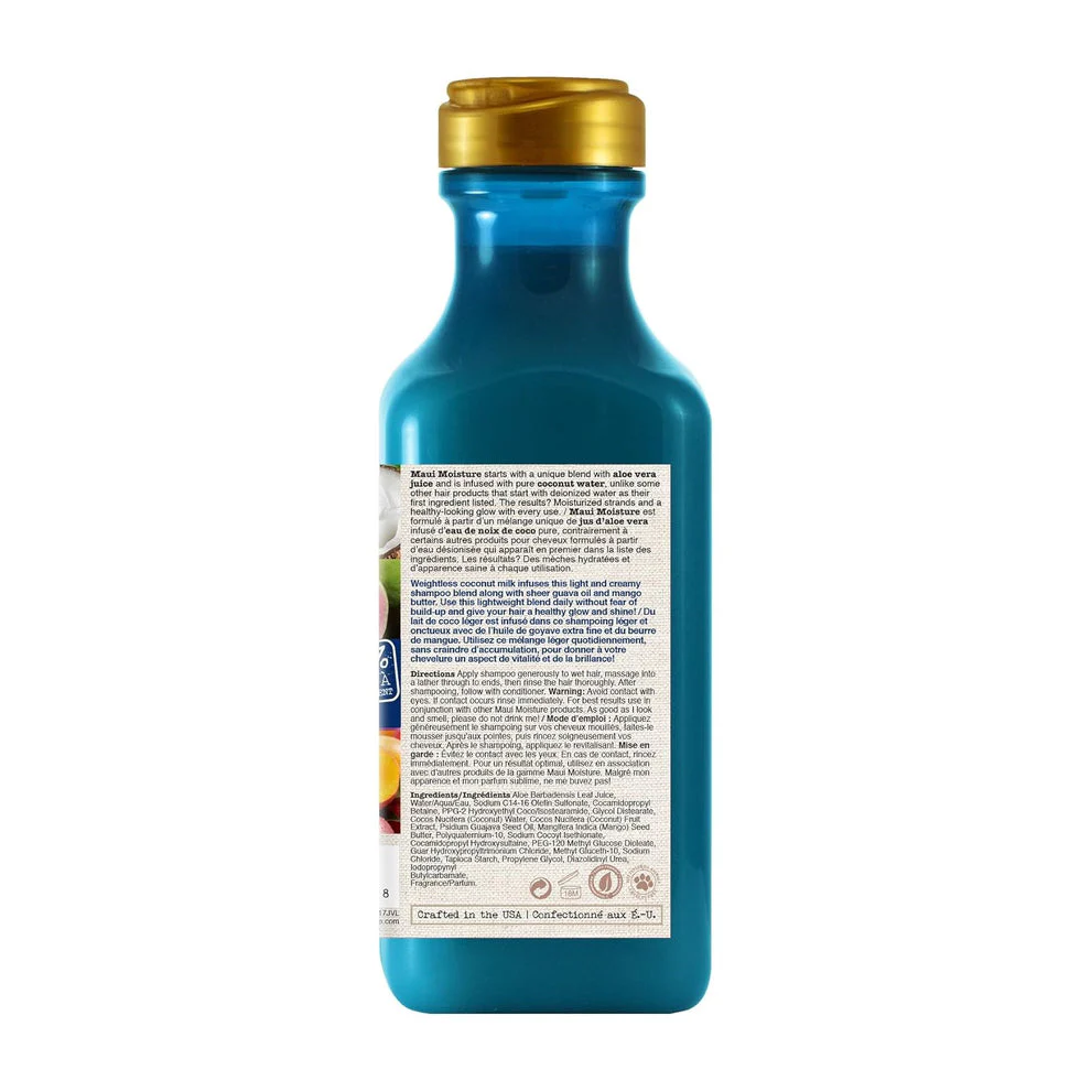 Maui Moisture Shampoo Coconut Milk For Dry Hair - Image 2