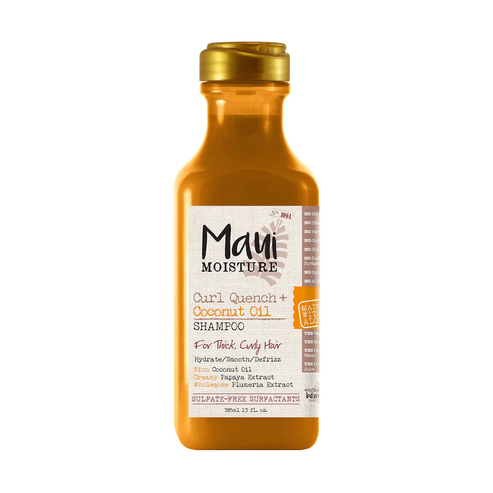 Maui Moisture Shampoo Coconut Oil For Thick Curly Hair 335ml