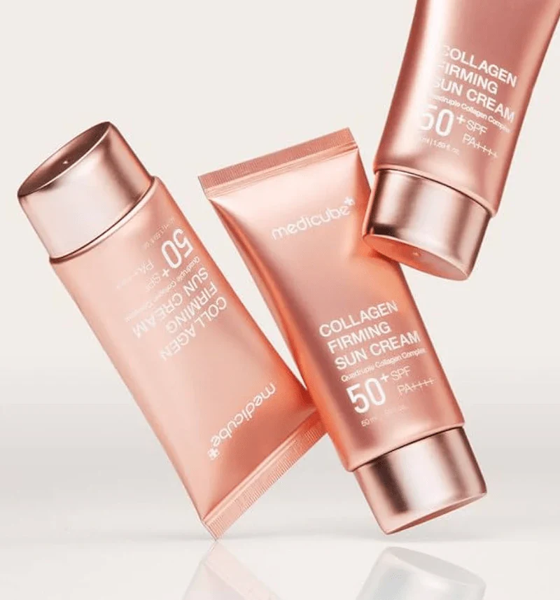 MEDICUBE Collagen Firming Sun Cream 50+SPF PA++++ 50ml - Image 2