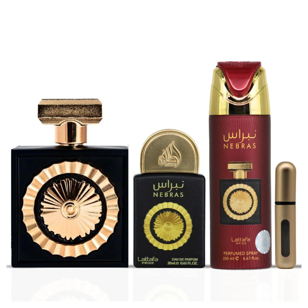 Coffret Nebras Lattafa Pride Cadeaux Pour Femmes + Format Voyage + Déodorant - Image 3