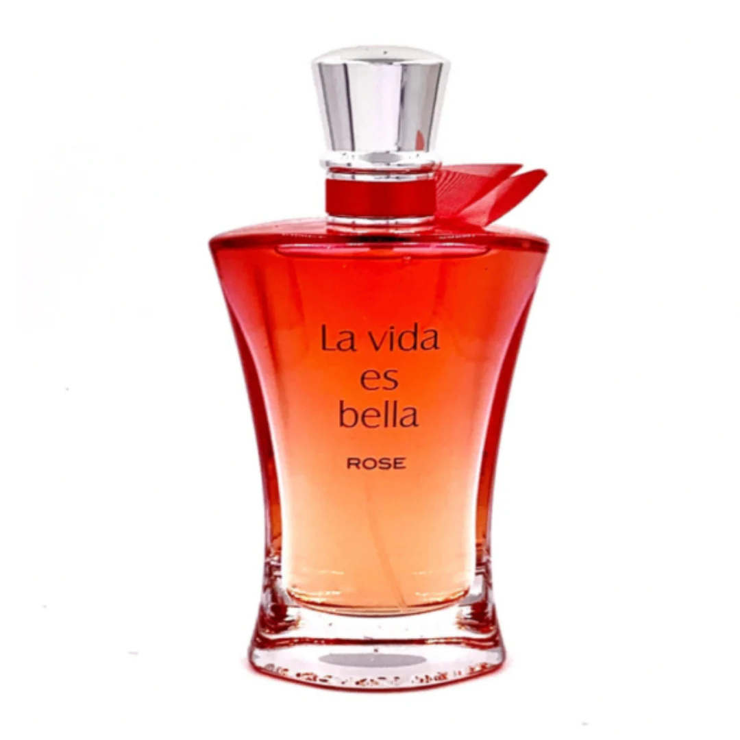 La Vida Es Bella Rose Eau De Parfum Fragrance World Pour Femme – 100ml - Image 4