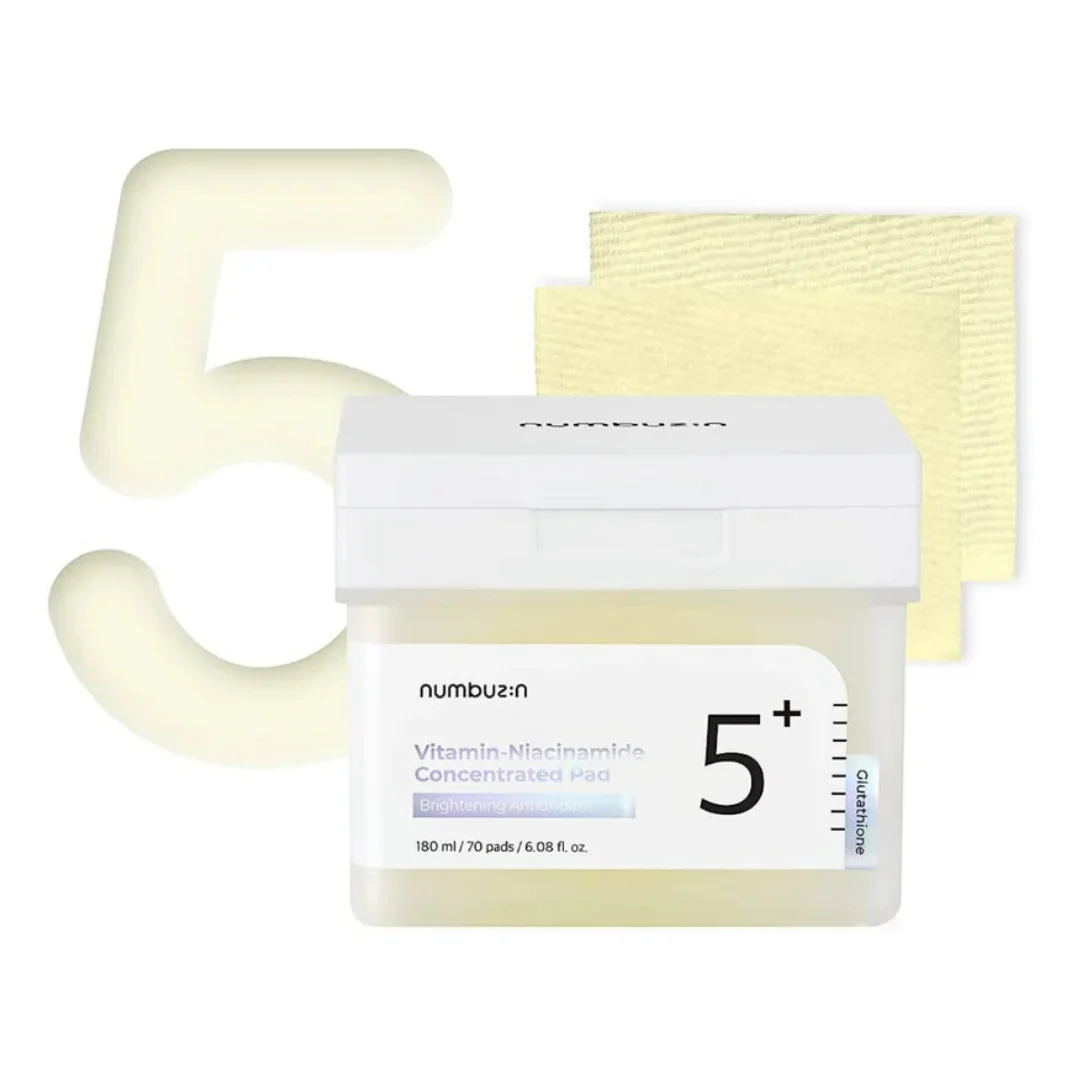 Numbuzin No.5+ Vitamin-Niacinamide Concentrated Pad 180 ml (70 pads) - Image 6