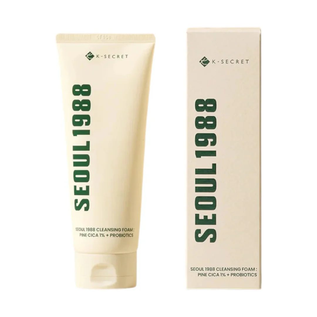 KSECRET – SEOUL 1988 ( Mousse Nettoyante + Crème pour les yeux enrichie de 4 % + Sérum anti-âge combine 2%) - Image 2