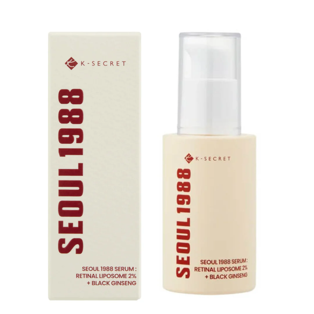 KSECRET – SEOUL 1988 ( Mousse Nettoyante + Crème pour les yeux enrichie de 4 % + Sérum anti-âge combine 2%) - Image 6