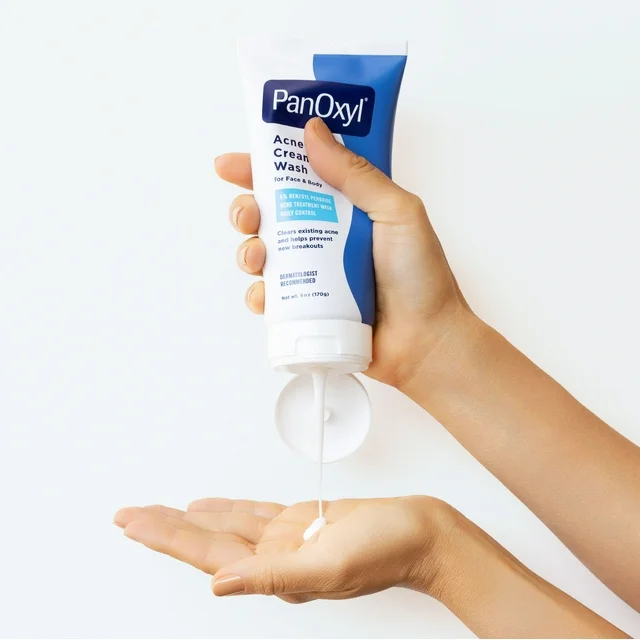 PanOxyl ACNE CREAMY WASH 4% BENZOYL PEROXIDE DAILY CONTROL 156g - Image 2