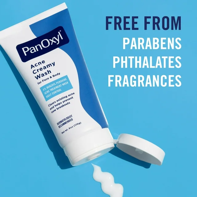 PanOxyl ACNE CREAMY WASH 4% BENZOYL PEROXIDE DAILY CONTROL 156g - Image 5