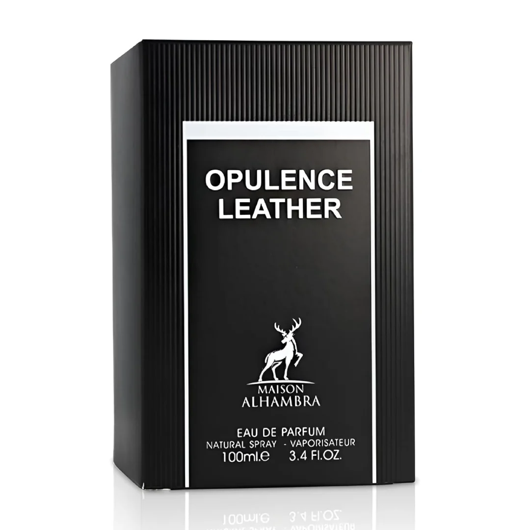 Opulence Leather Eau de Parfum Maison Alhambra Pour Homme - 100ml - Image 3