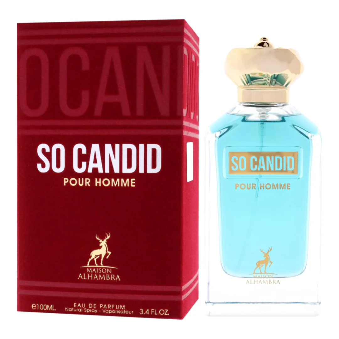 SO CANDID Pour Homme Eau de Parfum De Maison Alhambra - 100ml - Image 2