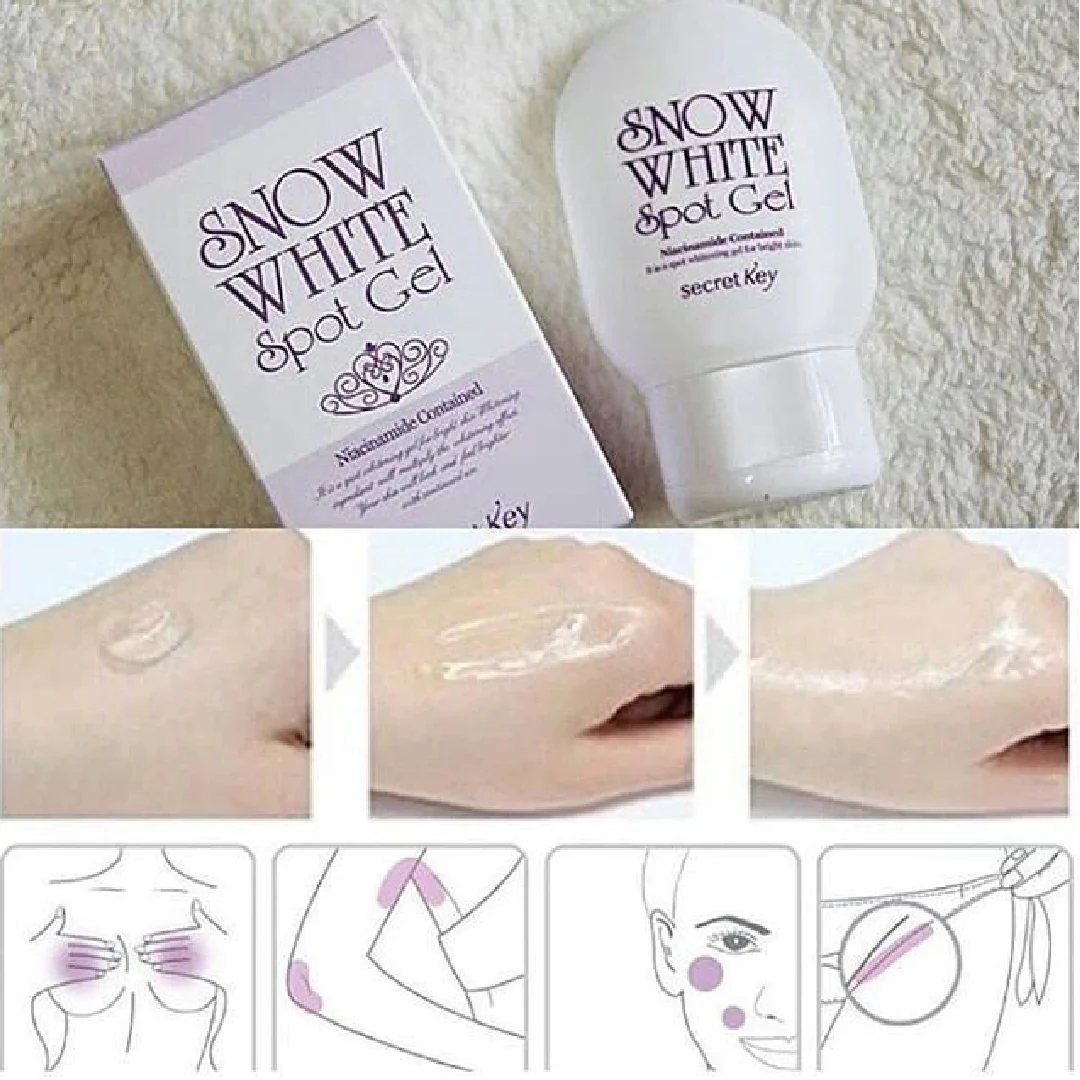 Secret Key - Snow White Spot Gel visage et corps - 65g - Image 6
