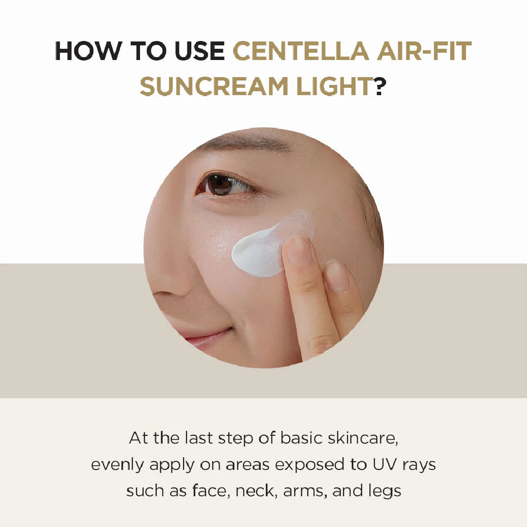SKIN1004 – Madagascar Centella Air-Fit Suncream Light SPF30+ – 50ml - Image 7