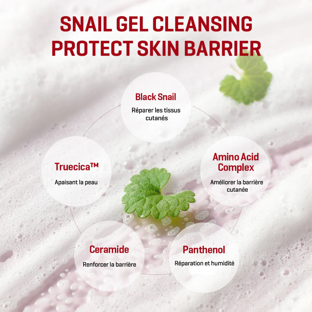SNAIL TRUECICA MIRACLE REPAIR LOW PH GEL CLEANSER 100ML - Image 2