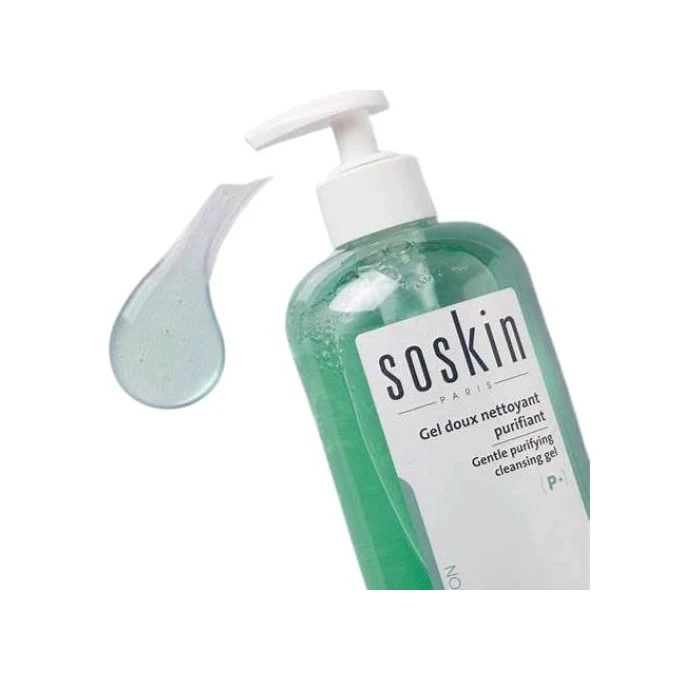 SOSKIN Gel doux nettoyant purifiant Gentle purifying Cleansing Gel 500ml - Image 3