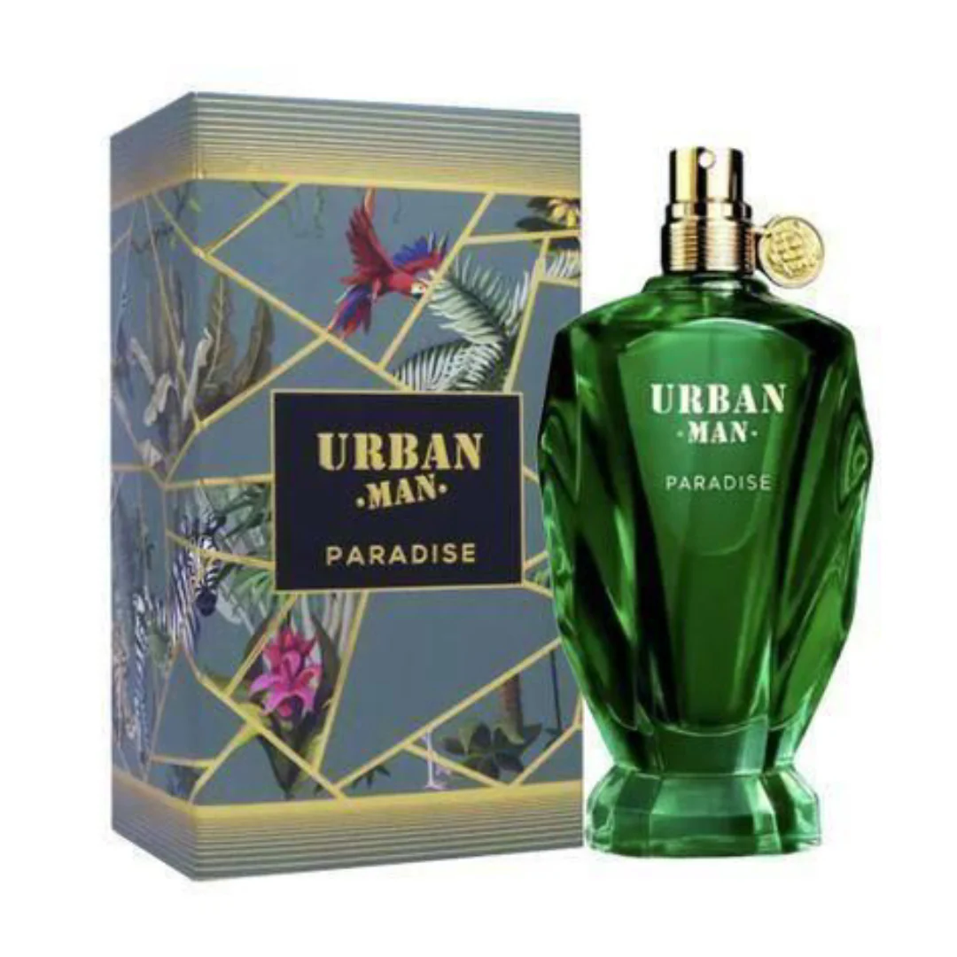 Urban Man Paradise Eau De Parfum Fragrance World Pour Homme – 90ml - Image 2