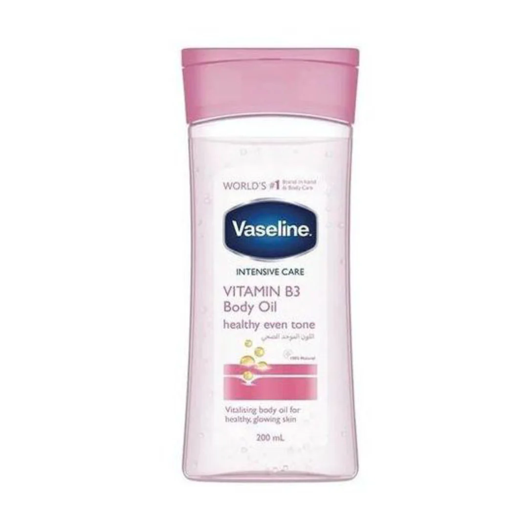 Vaseeline - Intensive Care Vitamin B3 Body Oil Pink - 200 ml - Image 2