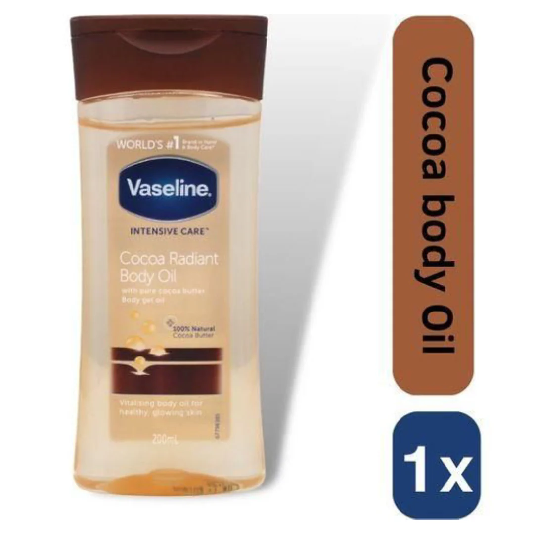 Vaseline - Cocoa Radiant Body Oil - 200ml - Image 2