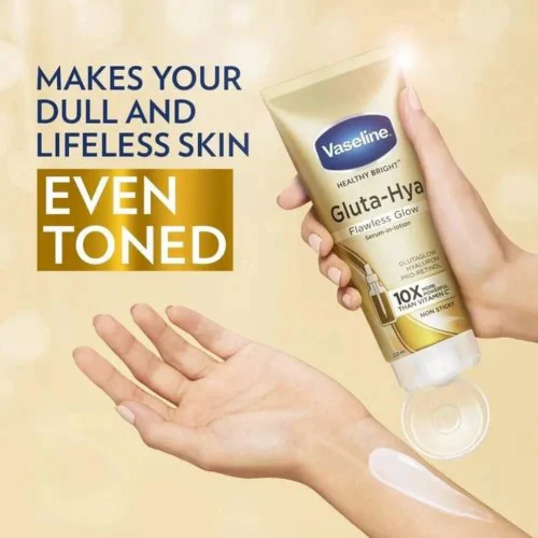 Vaseline - Healthy Bright - Gluta-Hya Flawless Glow - 330ml - Image 4
