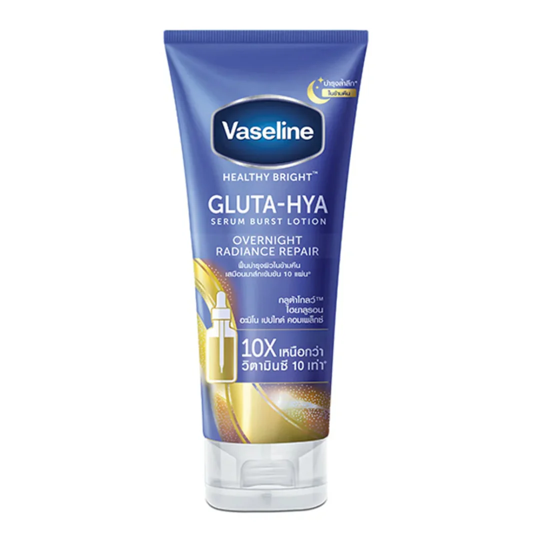 Vaseline - Healthy Bright Gluta-Hya Serum Burst Lotion - Overnight Radiance Repair 330ml - Image 3