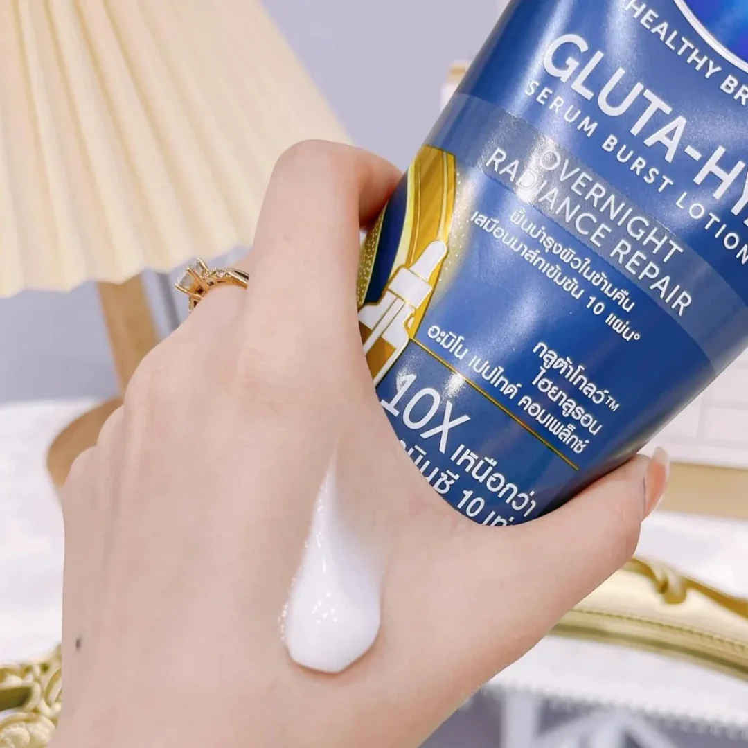 Vaseline - Healthy Bright Gluta-Hya Serum Burst Lotion - Overnight Radiance Repair 330ml - Image 4